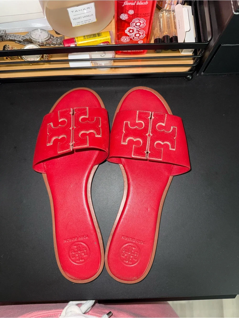Tory Burch Ines Leather slide sandal